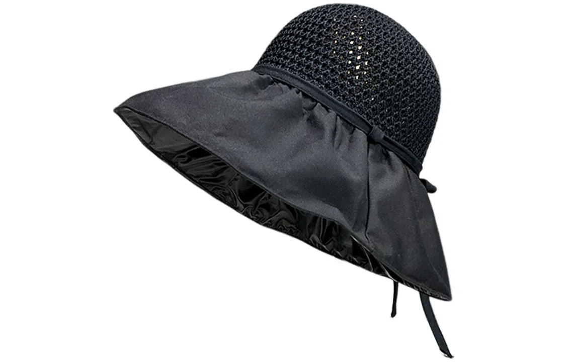 优幽兰 休闲骑车大头围实用韩版显脸小设计感旅游沙滩气质防紫外线 聚酯纤维 渔夫帽遮阳帽 女款