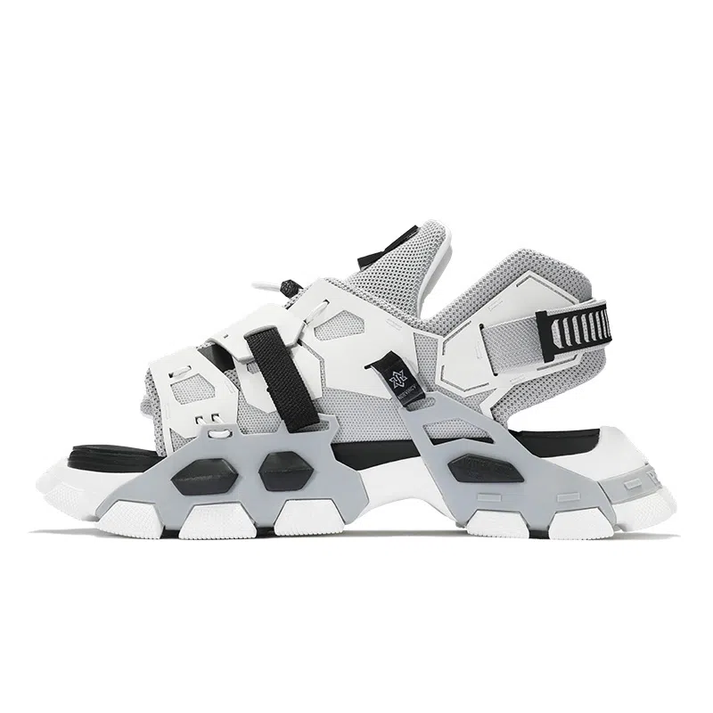 NORVINCY Black Samurai Sandals