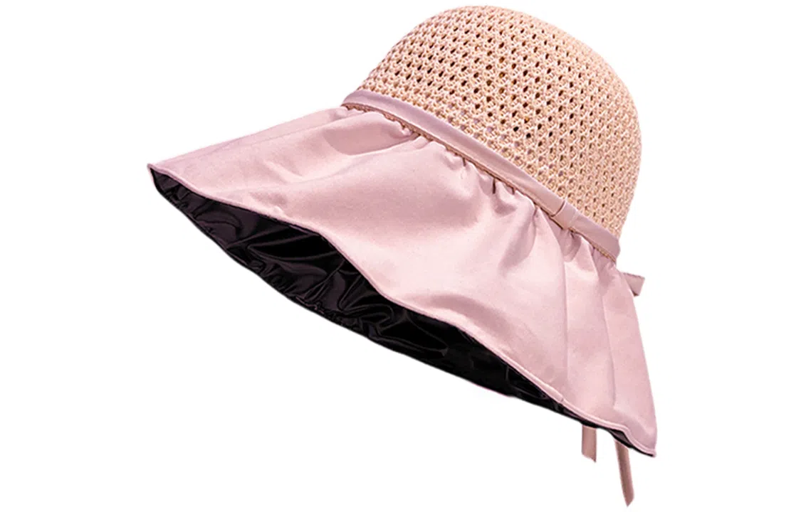 优幽兰 休闲骑车大头围实用韩版显脸小设计感旅游沙滩气质防紫外线 聚酯纤维 渔夫帽遮阳帽 女款