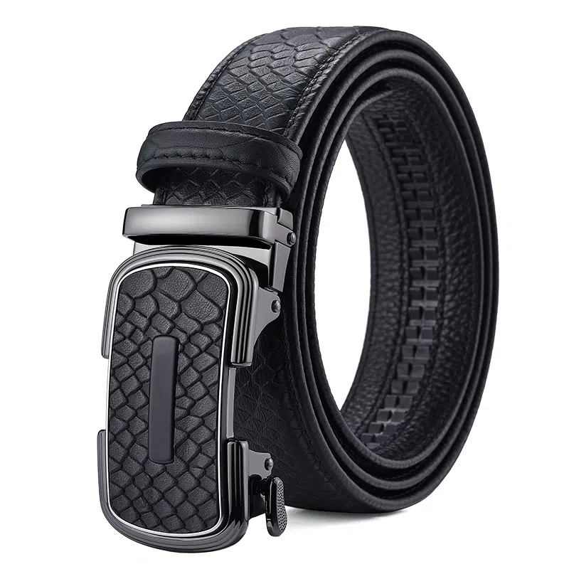 老人头 新款小众设计高级感 二层牛皮 皮带 男款 黑色/啡色