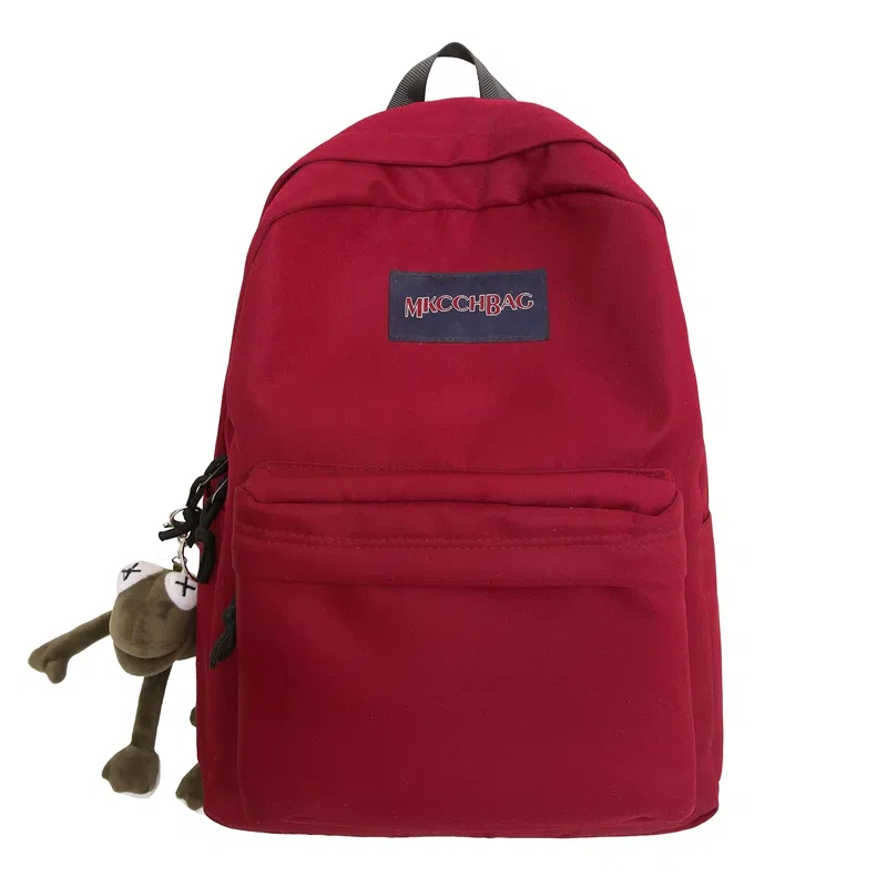 醇龙  男女通用多色尼龙书包学生简约百搭双肩包包潮学院风旅行背包