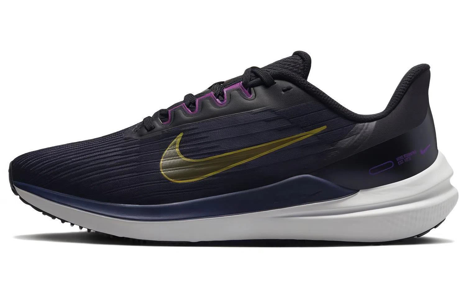 Nike Zoom Winflo 9 Black Blue Gold