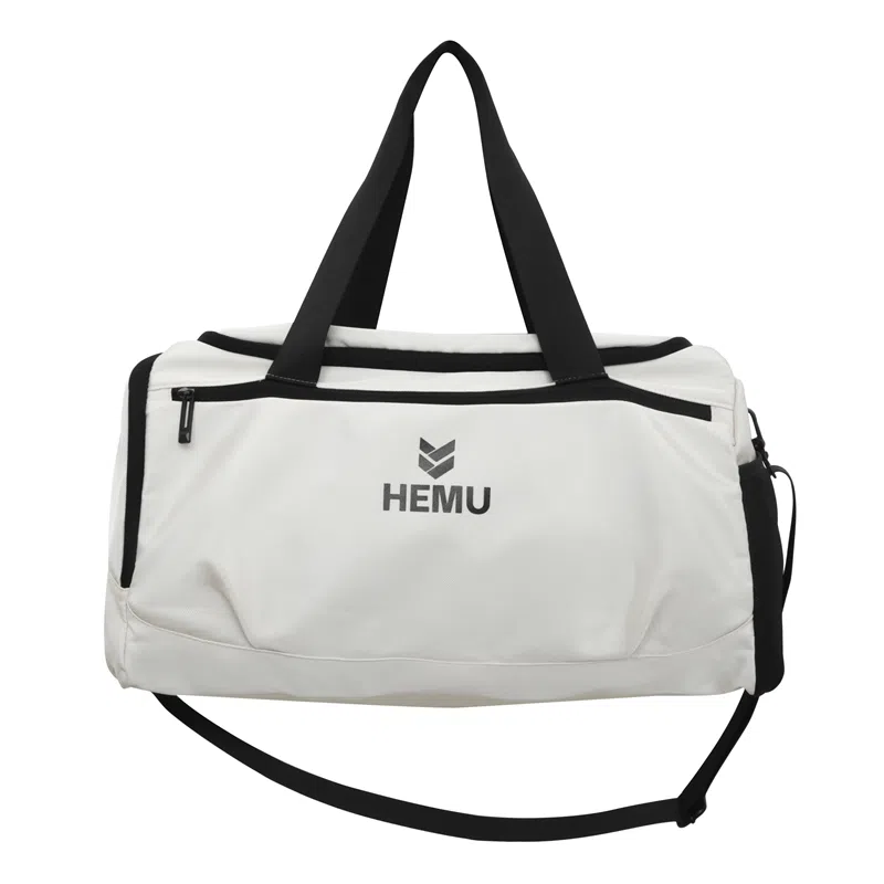 行途 大容量干湿分离 尼龙 收纳包登机包健身包 大号 男女同款情侣款 黑色/白色