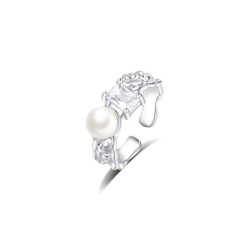 饰伴 轻奢小众设计高级感 小情新 韩版小众 冷淡风 个性 铜合金 戒指 男女同款情侣款