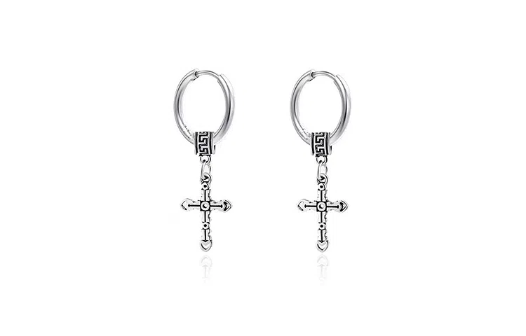 Yab Great Wall Cross Earrings