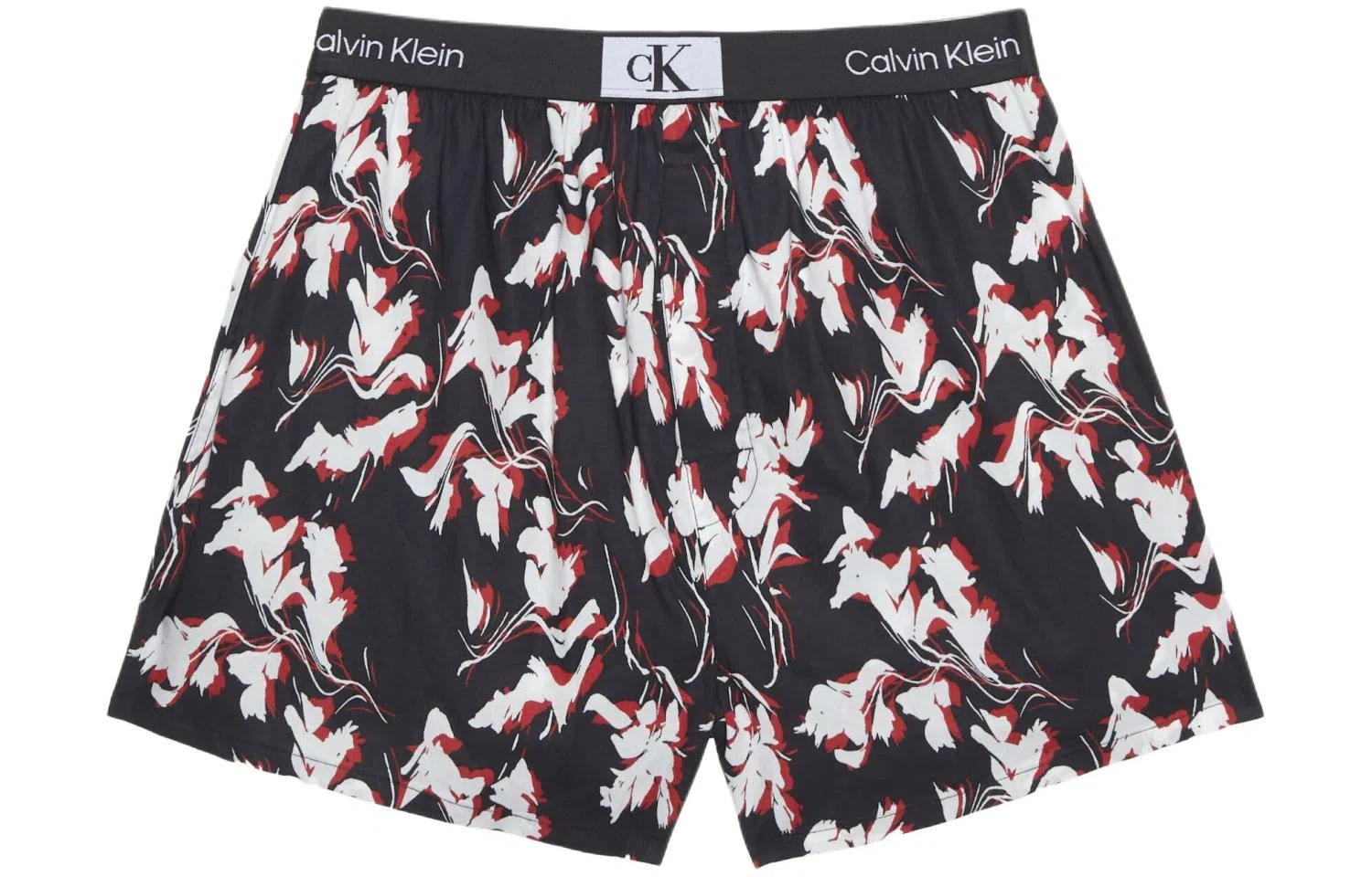 Calvin Klein Wavy Print Black Boxers