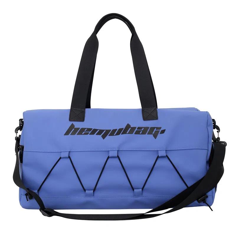 行途 大容量干湿分离 牛津布 手提单肩斜挎旅行包健身包 大号 男女同款情侣款 黑色/白色/蓝色/卡其色