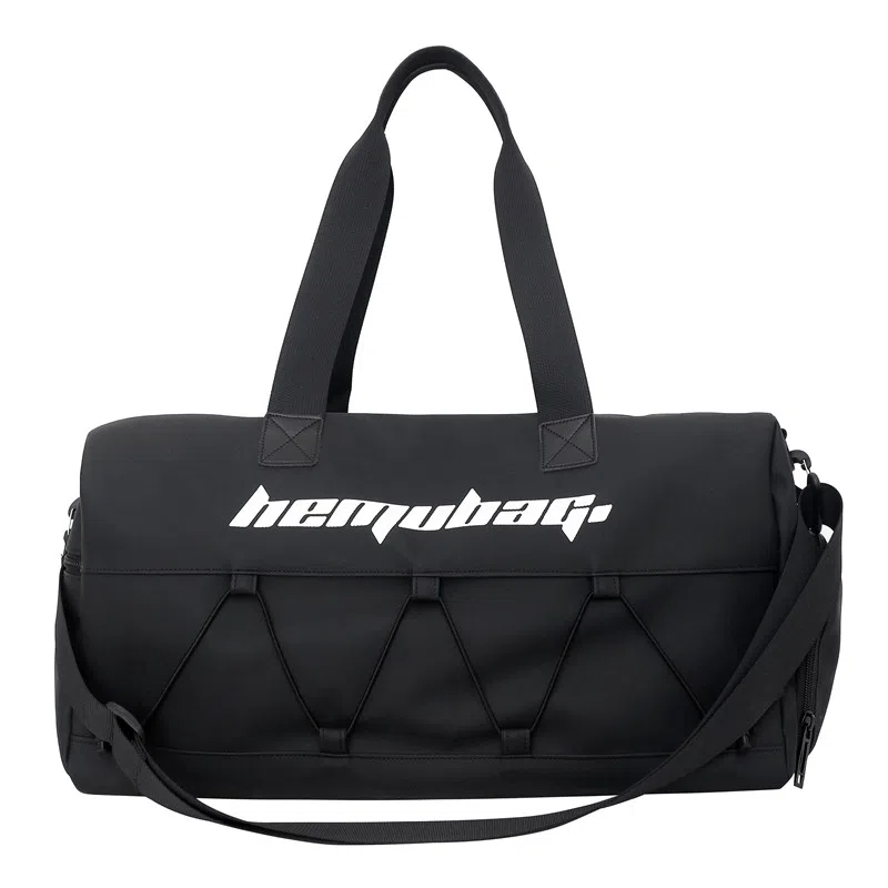 行途 大容量干湿分离 牛津布 手提单肩斜挎旅行包健身包 大号 男女同款情侣款 黑色/白色/蓝色/卡其色