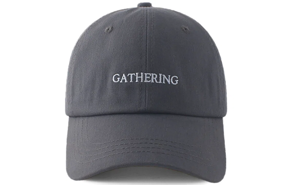 优幽兰 大头围显脸小户外休闲简约字母刺绣街头潮流开车骑行慵懒风穿搭 涤纶 鸭舌帽 男女同款情侣款