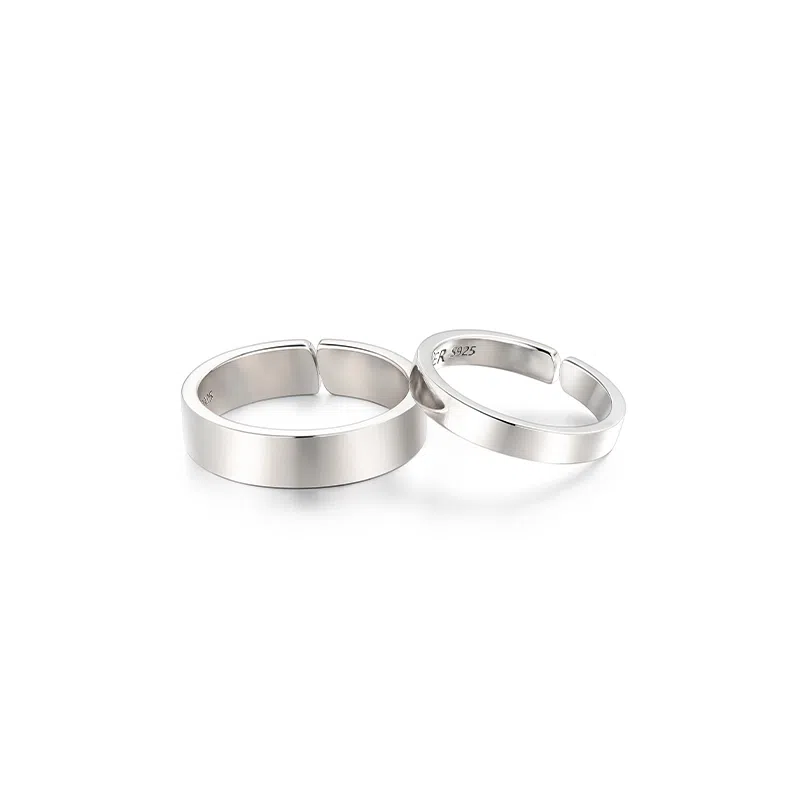 IDEAGEMER Silver Ring
