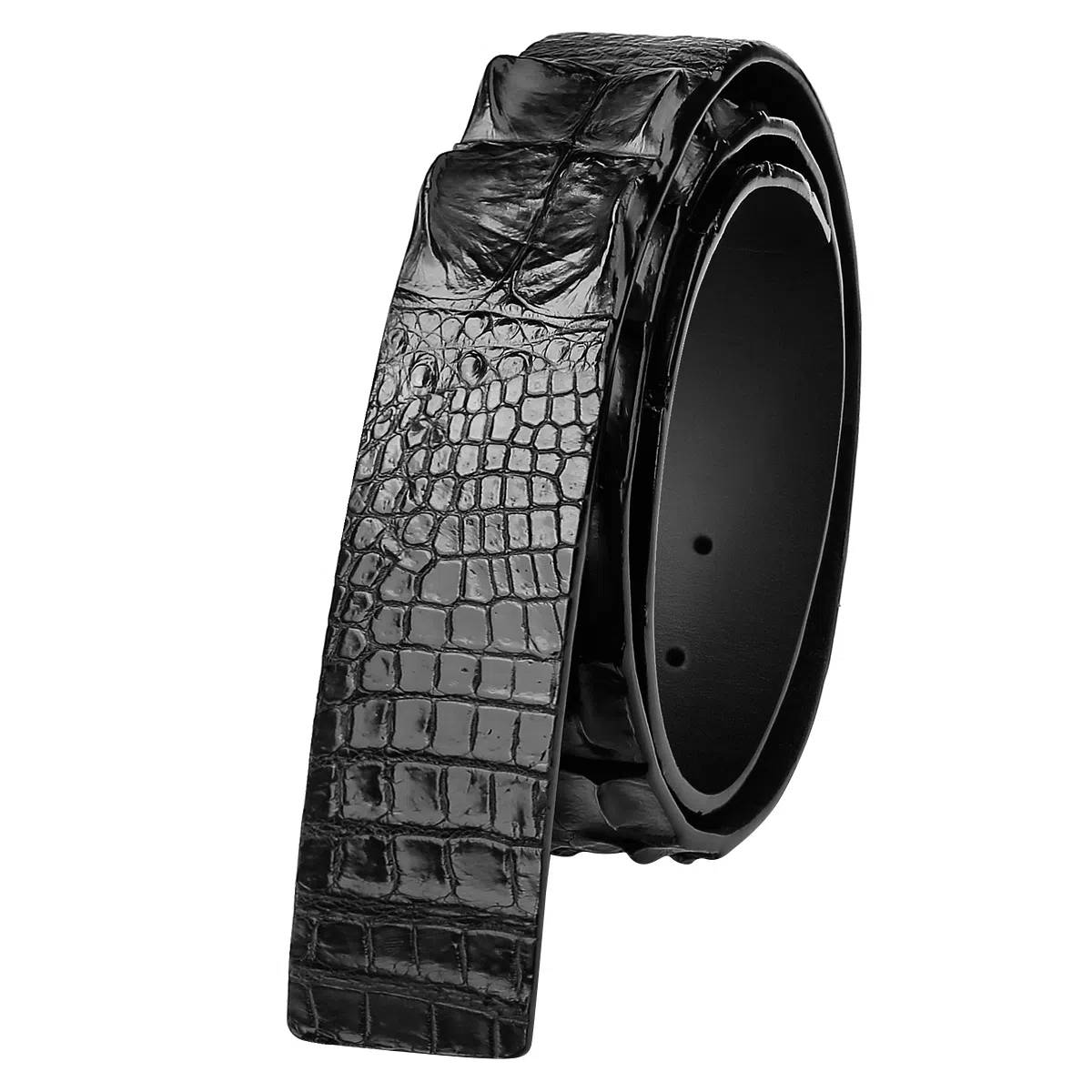 杰伦欧斯 真皮腰带无扣头带身 皮带 男款