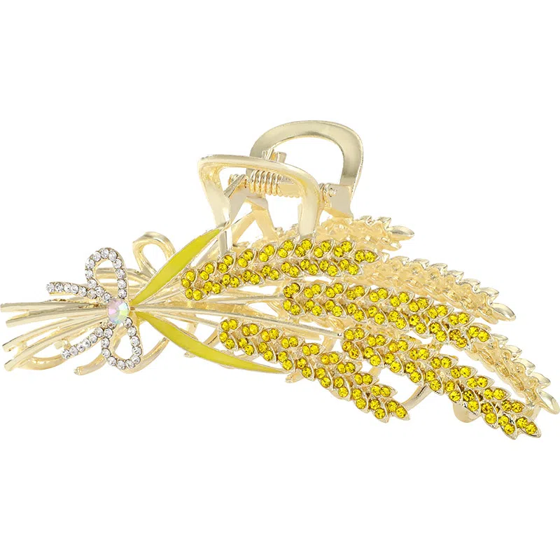 秦福炫 麦穗 大号高级感鲨鱼夹 发夹 女款