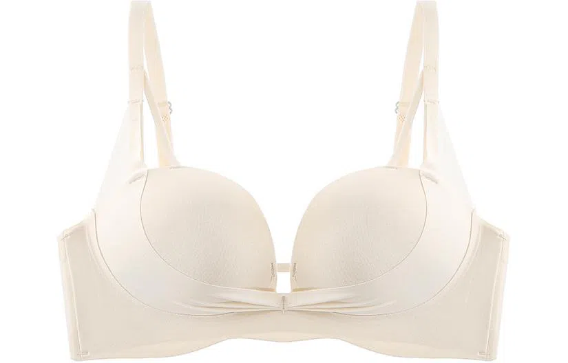 二三二三 纯色无痕聚拢小胸上托防下垂无钢圈提拉文胸 女款