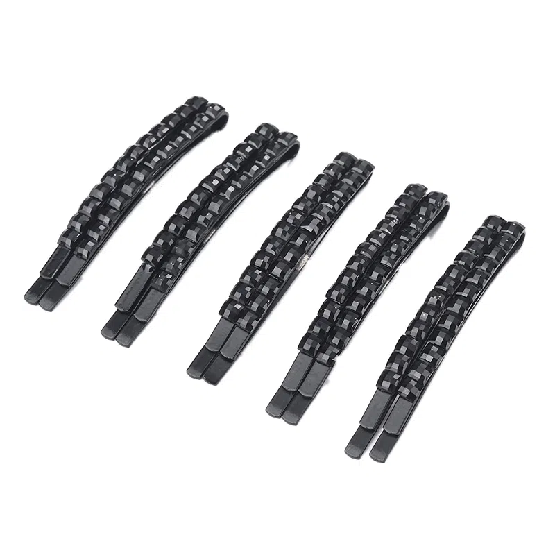 左欧 顶夹刘海一字夹侧边大发卡少女前额边夹 发夹 女款