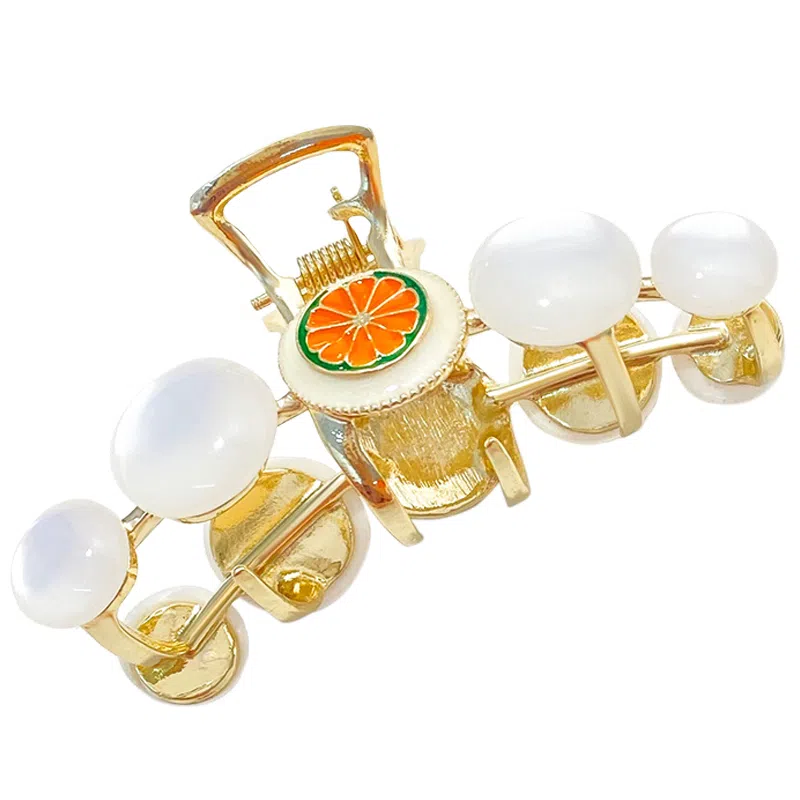 秦福炫 草莓 后脑勺高级感气质鲨鱼夹  发夹 女款