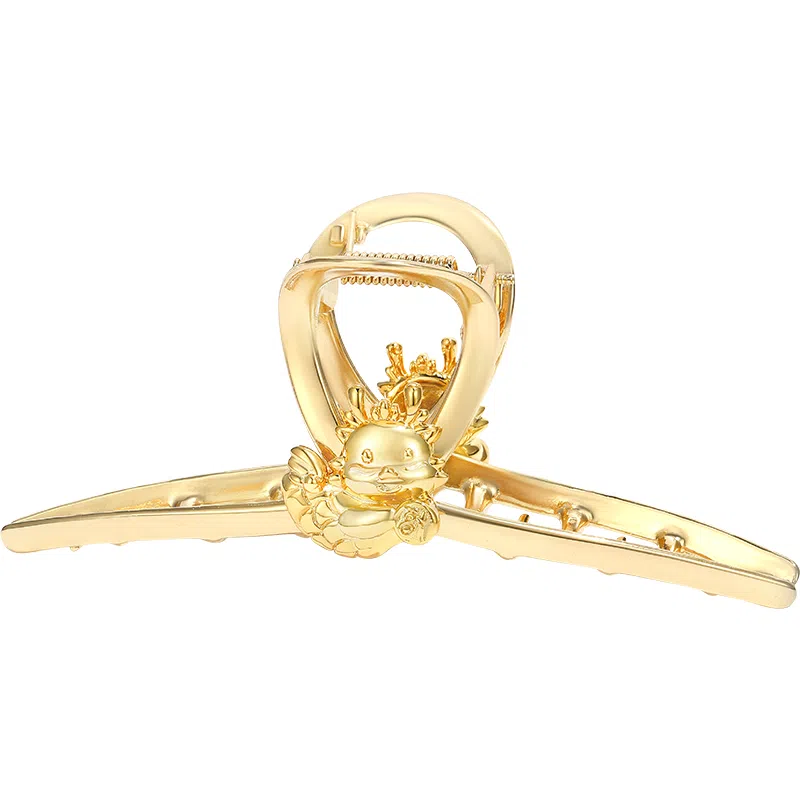 秦福炫 生肖福龙抓夹 后脑勺夹子高级感鲨鱼夹头饰 发夹 女款