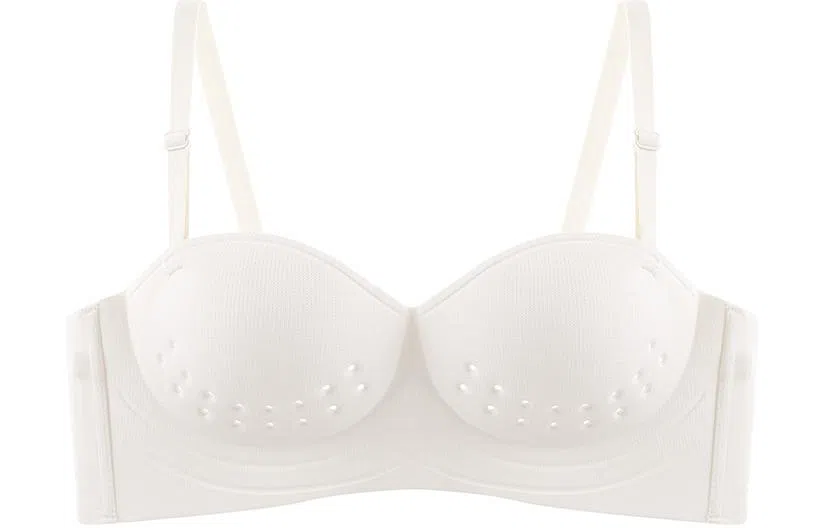 二三二三 纯色薄款透气防下垂小胸聚拢无痕文胸 女款