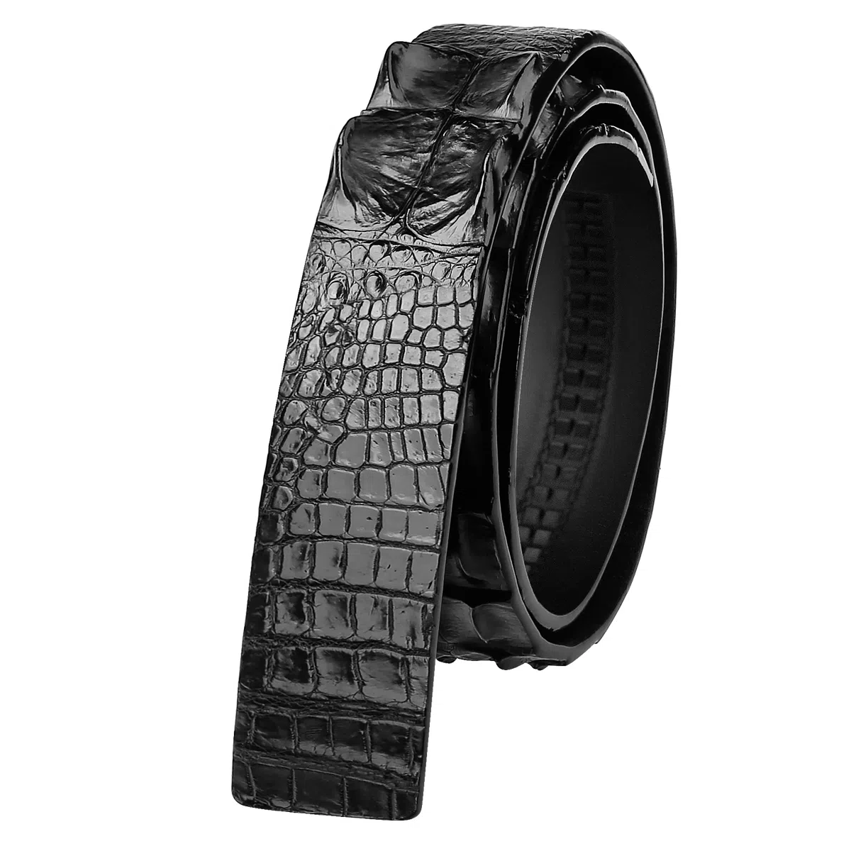 杰伦欧斯 真皮腰带无扣头带身 皮带 男款