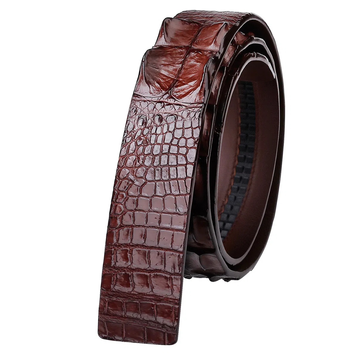 杰伦欧斯 真皮腰带无扣头带身 皮带 男款