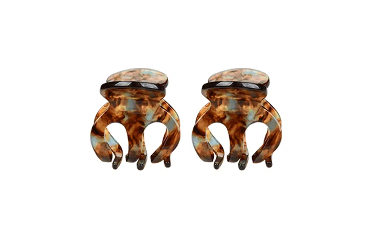 左欧 高马尾固定防塌南瓜抓夹发饰后脑勺发卡高级感醋酸板材鲨鱼夹南瓜夹 发夹 女款