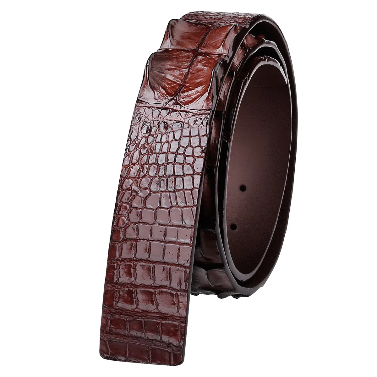 杰伦欧斯 真皮腰带无扣头带身 皮带 男款