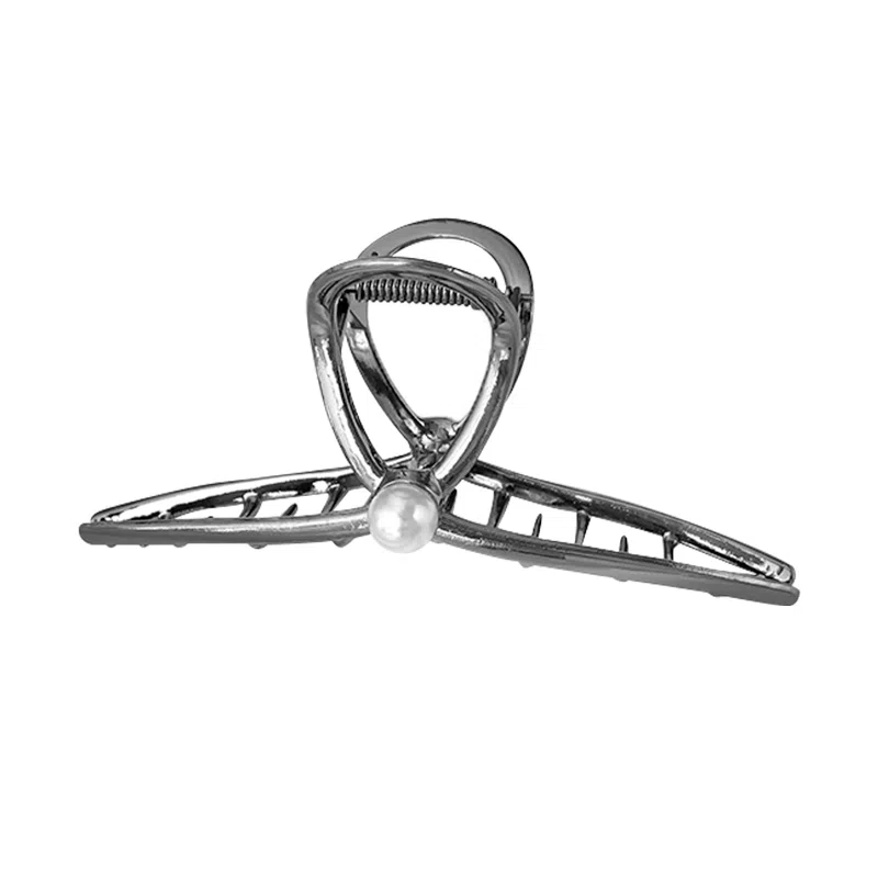 秦福炫 黑色抓夹 后脑勺鲨鱼夹高级感气质大号头饰 发夹 女款