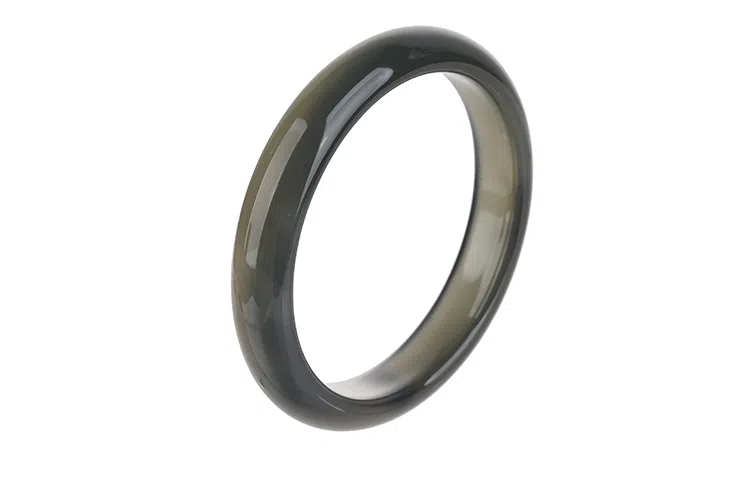 蒂尼诗 新中式国潮风复古汉高级感远山黛 玉髓 手镯 女款