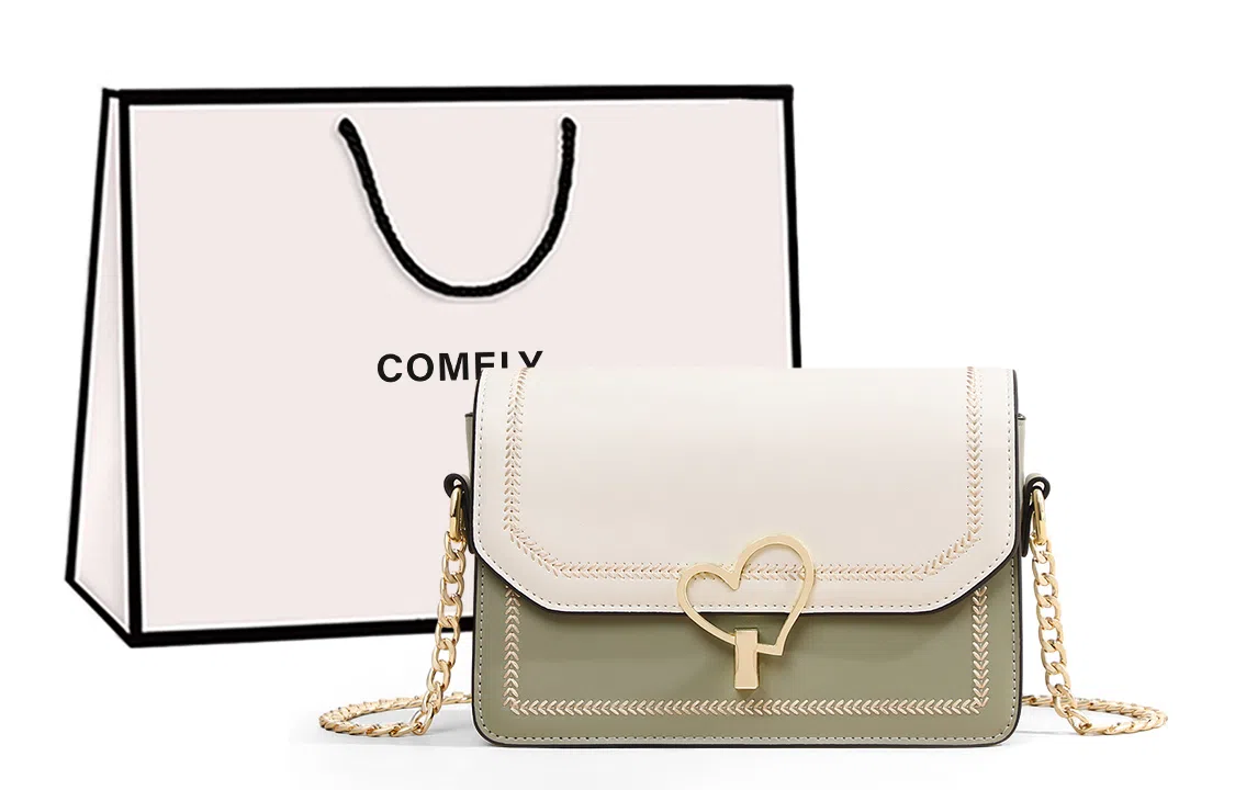 COMELY Matcha Green Chain Bag