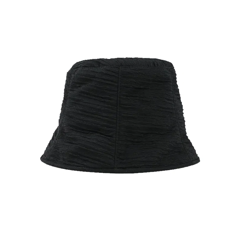 浪莎 褶皱小众 聚酯纤维 帽子 女款