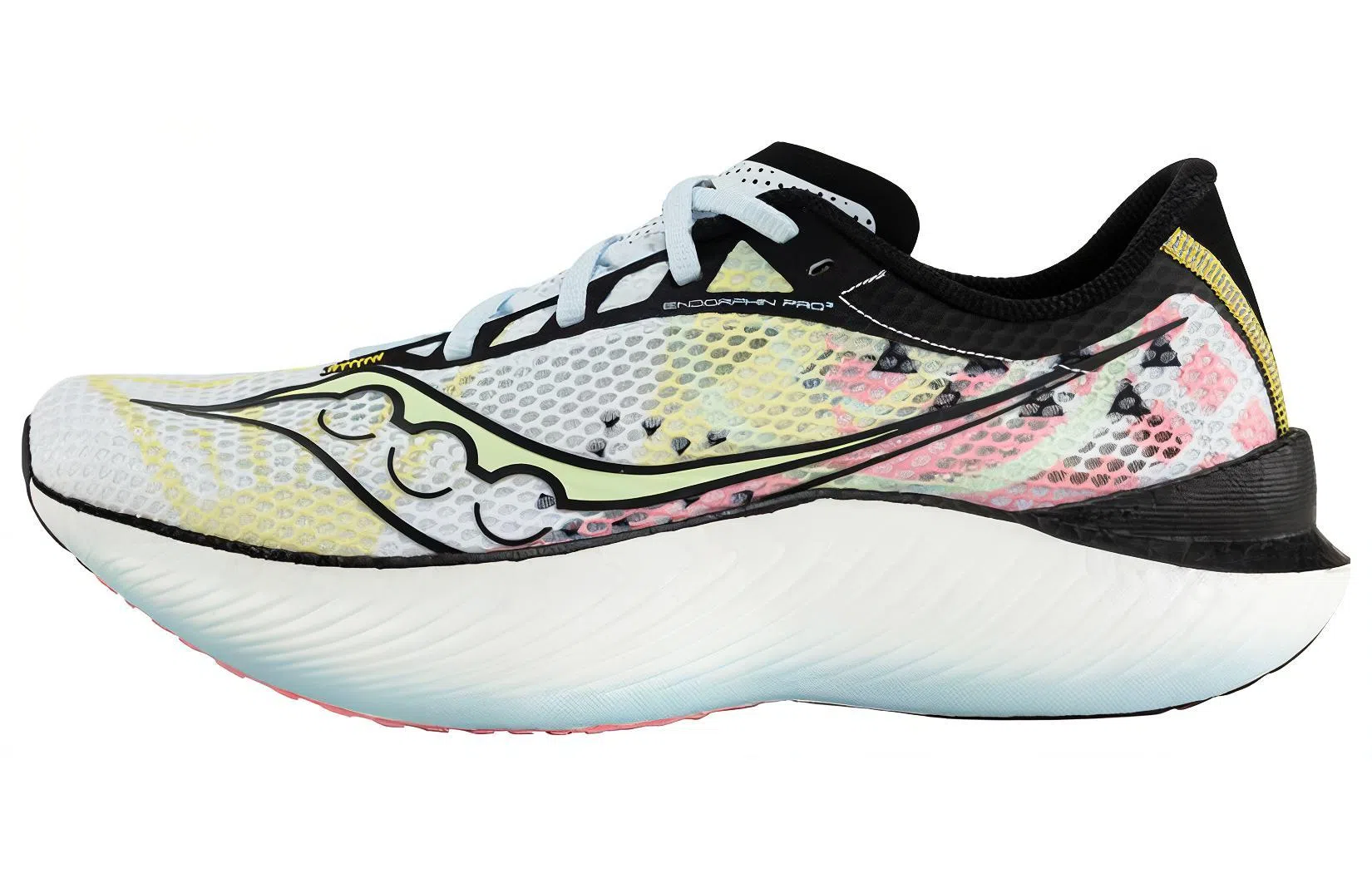 Saucony Endorphin Pro 3 White Yellow Pink