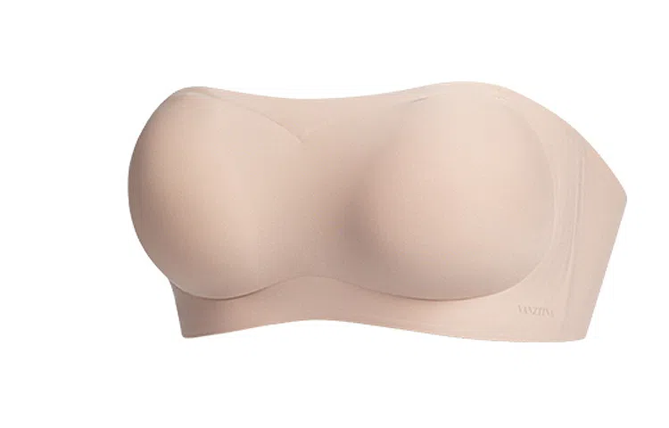 二三二三 纯色简约无痕无钢圈一体式防滑无肩带小胸聚拢抹胸文胸 女款