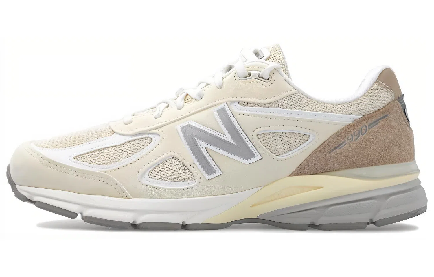 New Balance 990 V4 White Brown