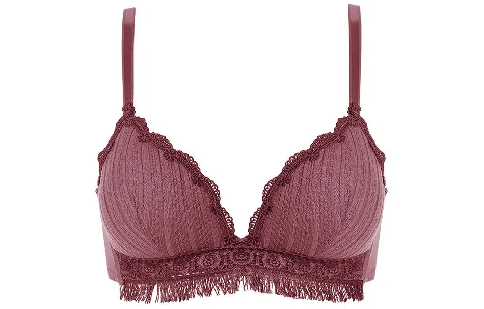 二三二三 小胸聚拢无钢圈调整型薄款三角杯文胸 女款