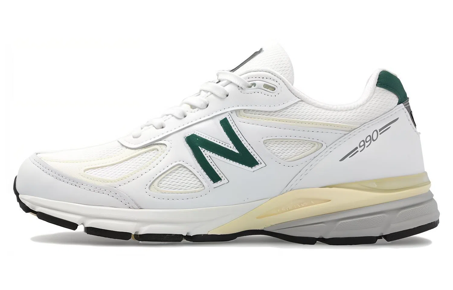 New Balance 990 V4 White Green