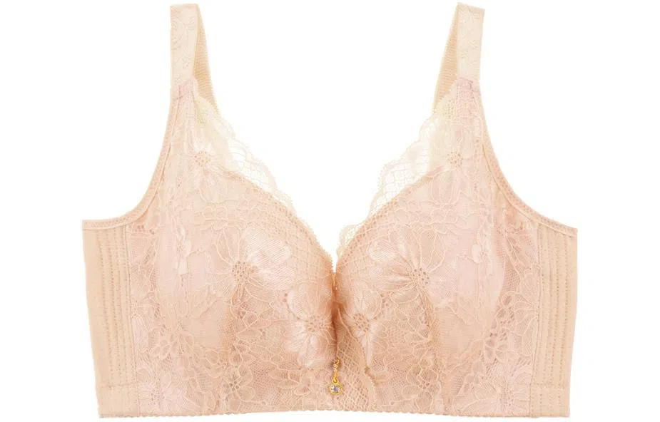 二三二三 无钢圈大胸显小聚拢调整型收副乳防下垂薄款文胸 女款 肤色