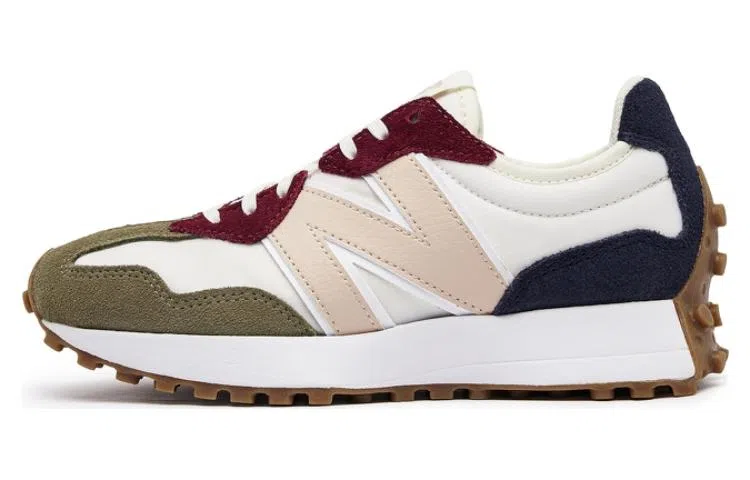 New Balance 327 White Green Red