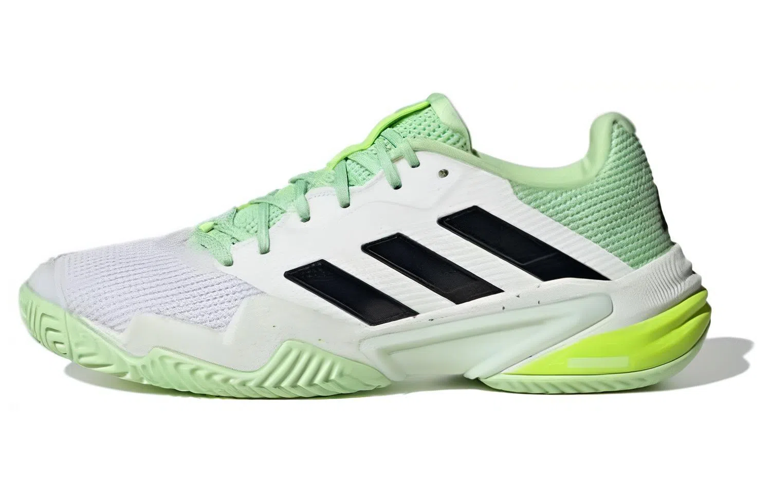 adidas Barricade 13 White Black Green