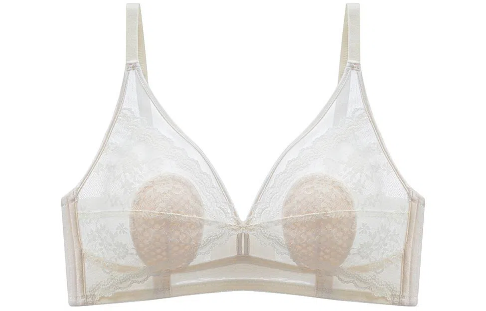 二三二三 植物花卉收副乳防下垂蕾丝文胸 女款