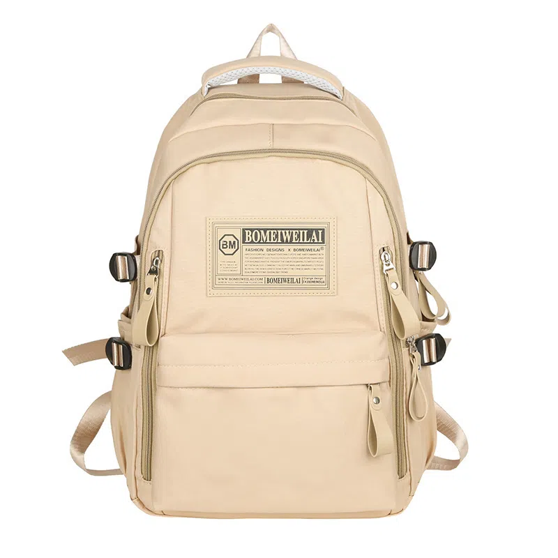 醇龙 初中高中生大容量轻便耐脏学生旅行 双肩包 男女同款情侣款 尼龙 多色