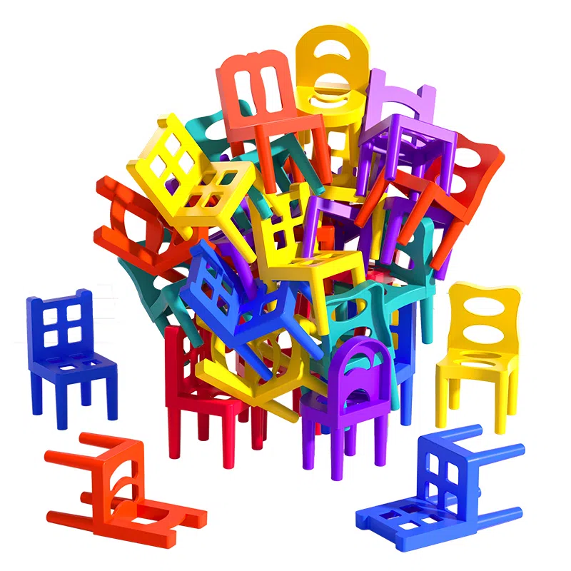 喜迪奇 益智搭椅子 早教益智玩具