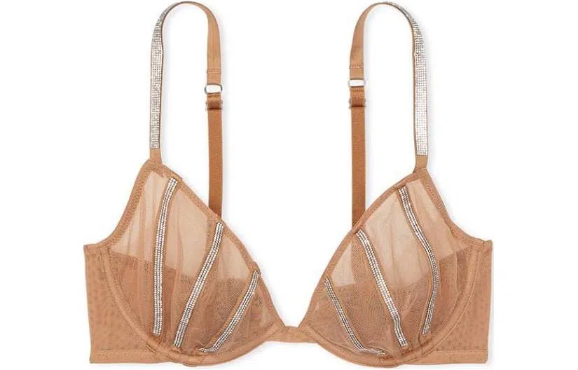Victoria's Secret VERY SEXY 6022 Sheer Shine Low-Cut Demi
