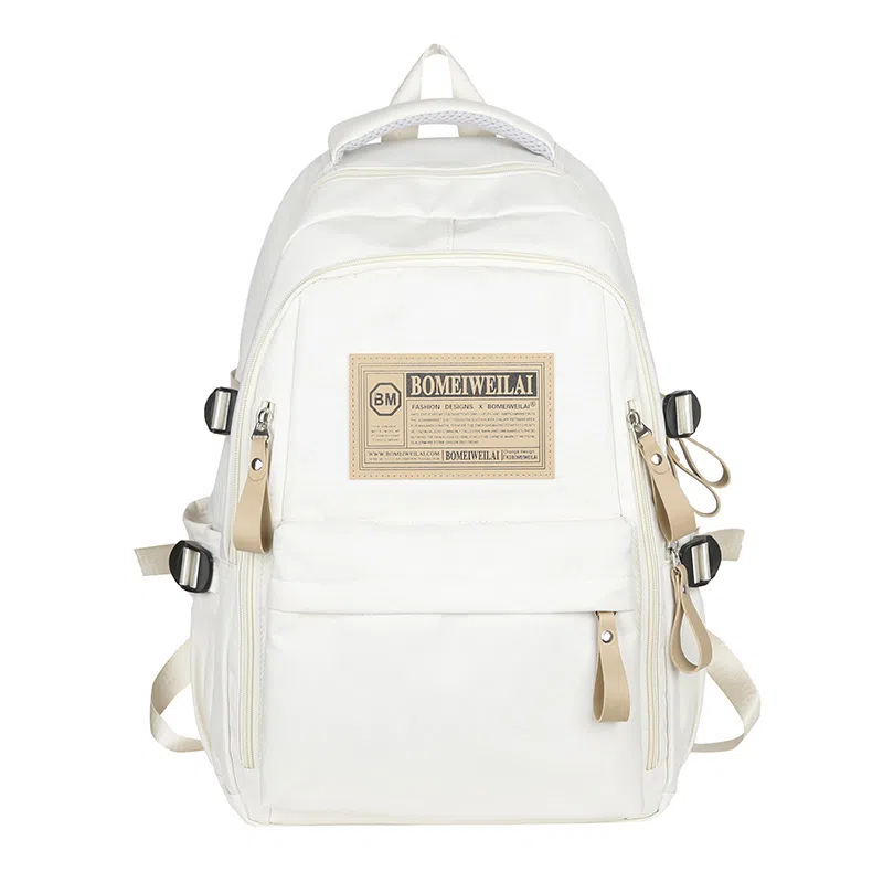 醇龙 初中高中生大容量轻便耐脏学生旅行 双肩包 男女同款情侣款 尼龙 多色