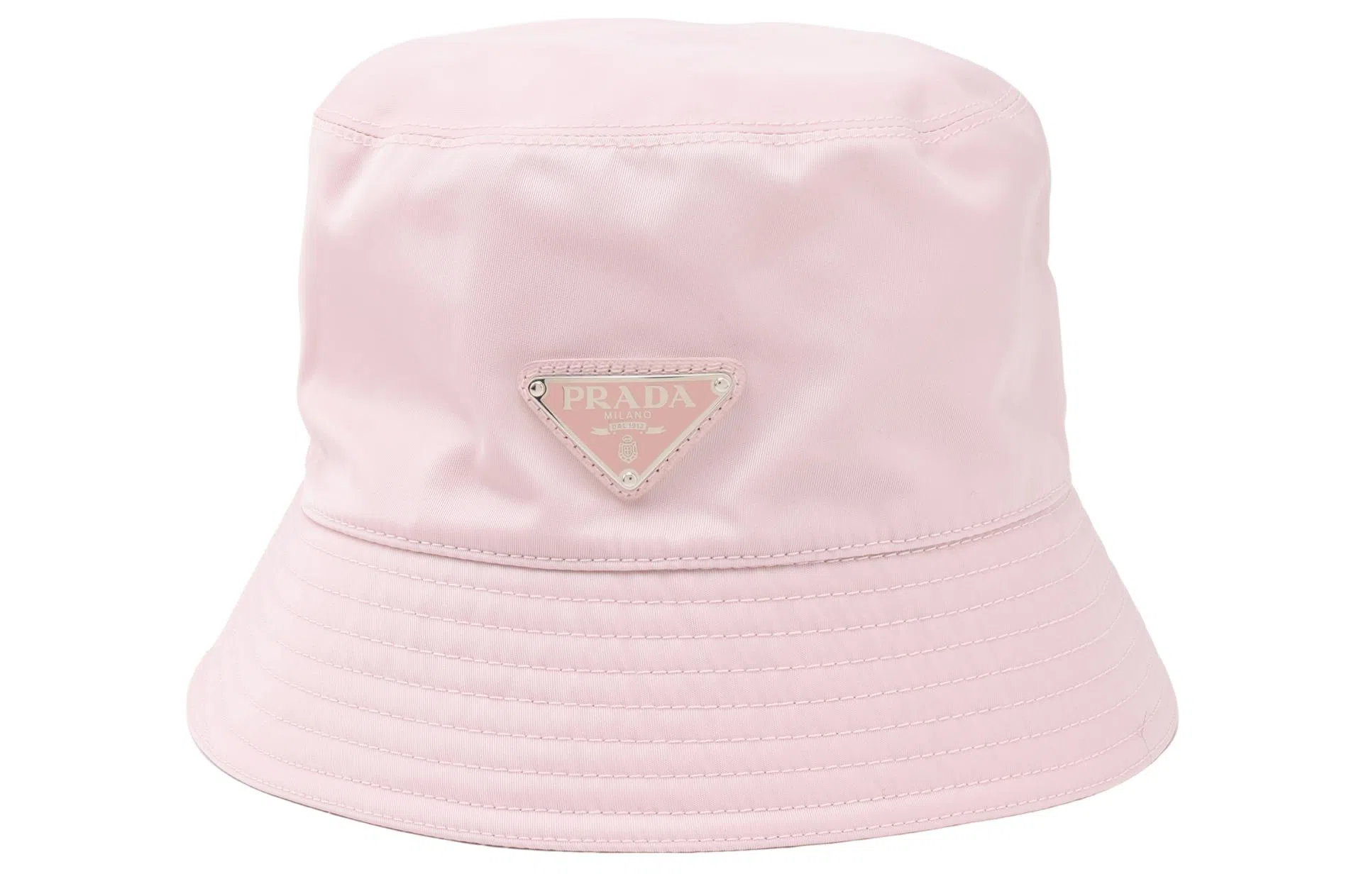 Prada Classic Triangle Logo Bucket Hat