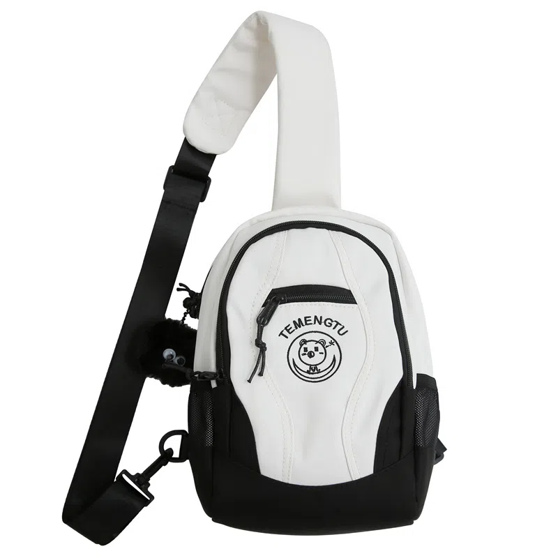 醇龙 潮流休闲日系百搭多功能运动 胸包 尼龙 男女同款情侣款 多色