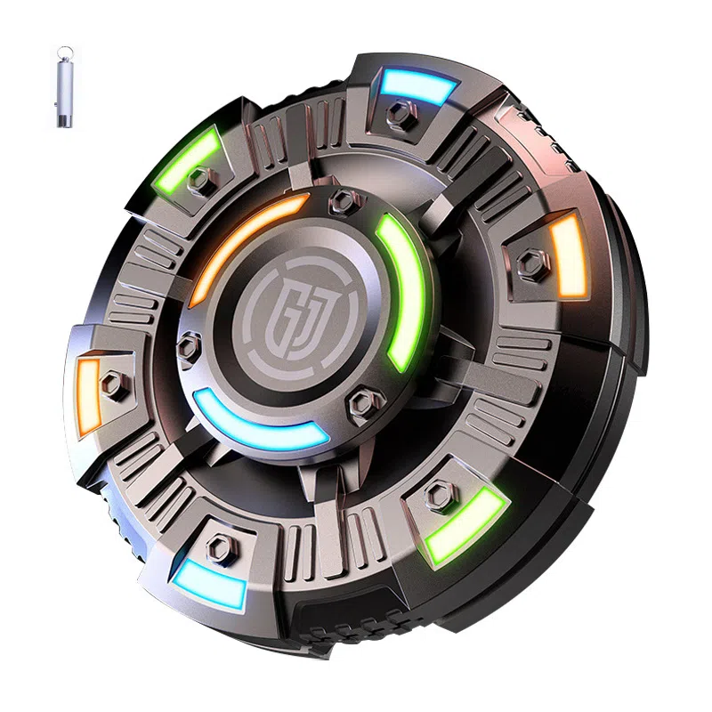 一点潮玩 入侵者指尖陀螺啪啪币二合一 多功能解压 玩具