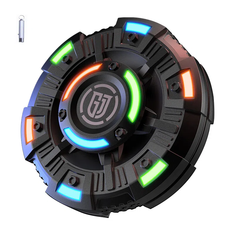 一点潮玩 入侵者指尖陀螺啪啪币二合一 多功能解压 玩具