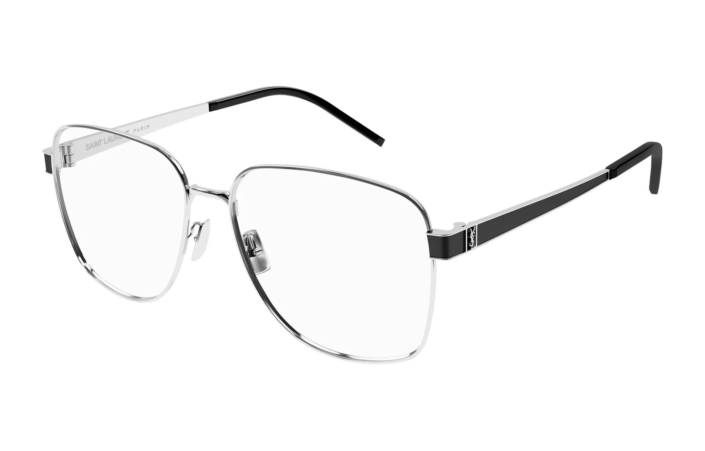 Saint Laurent Butterfly Optical Frame Silver