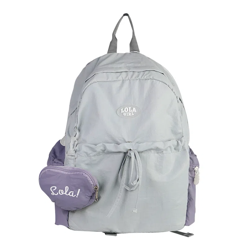 萝拉原创 出行轻便运动旅行 涤纶（聚酯纤维） 双肩包 中号 女款 多色