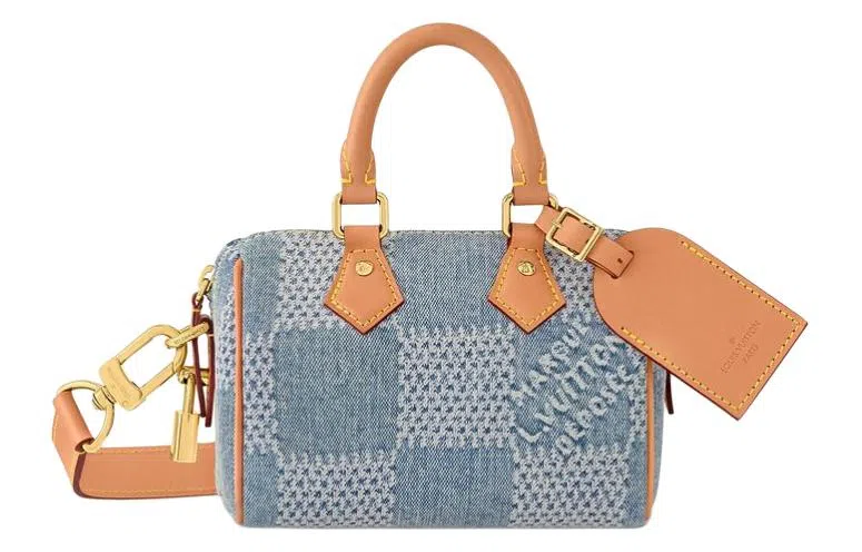 LOUIS VUITTON Nano Speedy Damies Denim 3D