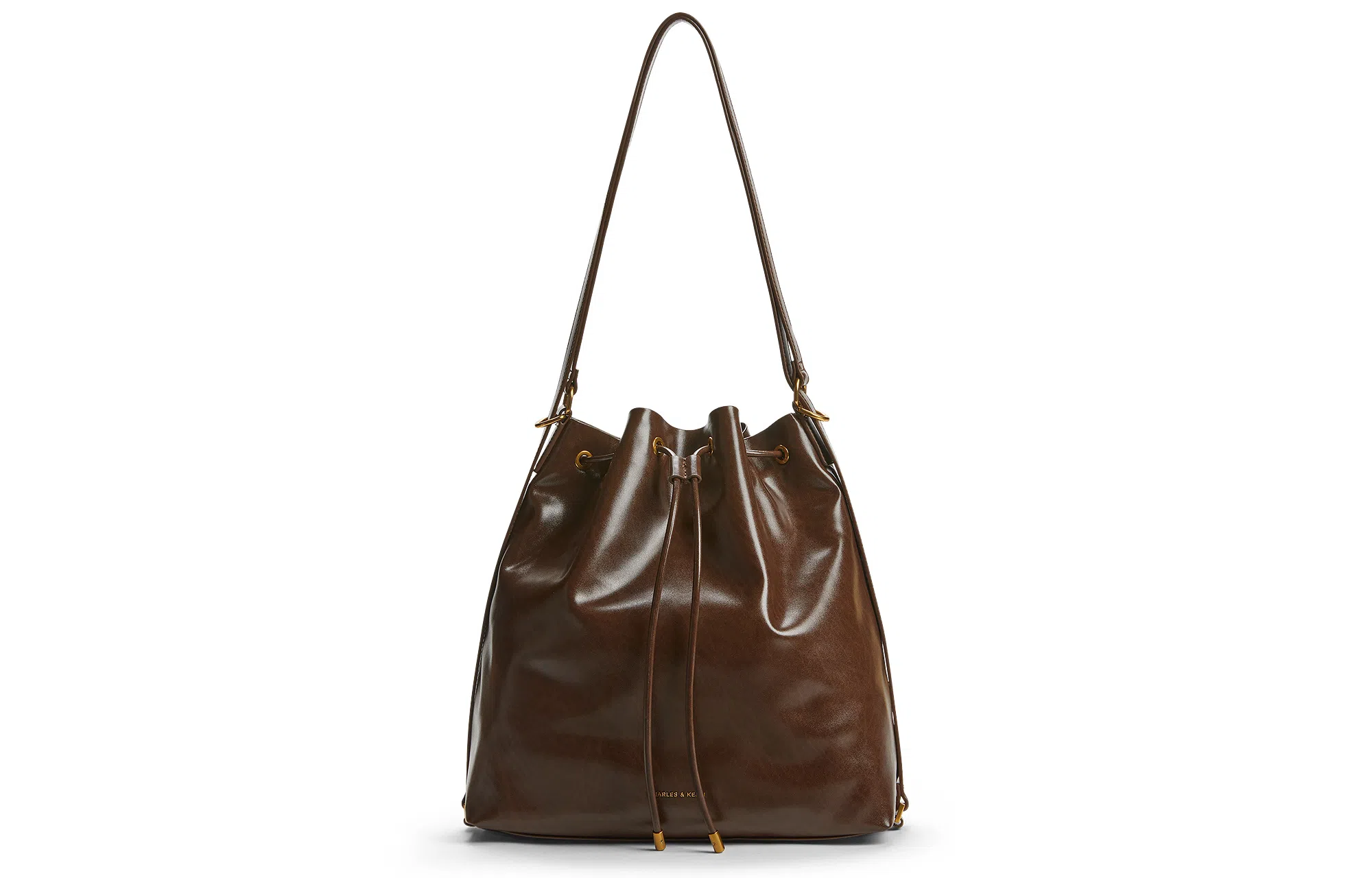 Charles & Keith Noir/Cream/Dark Brown